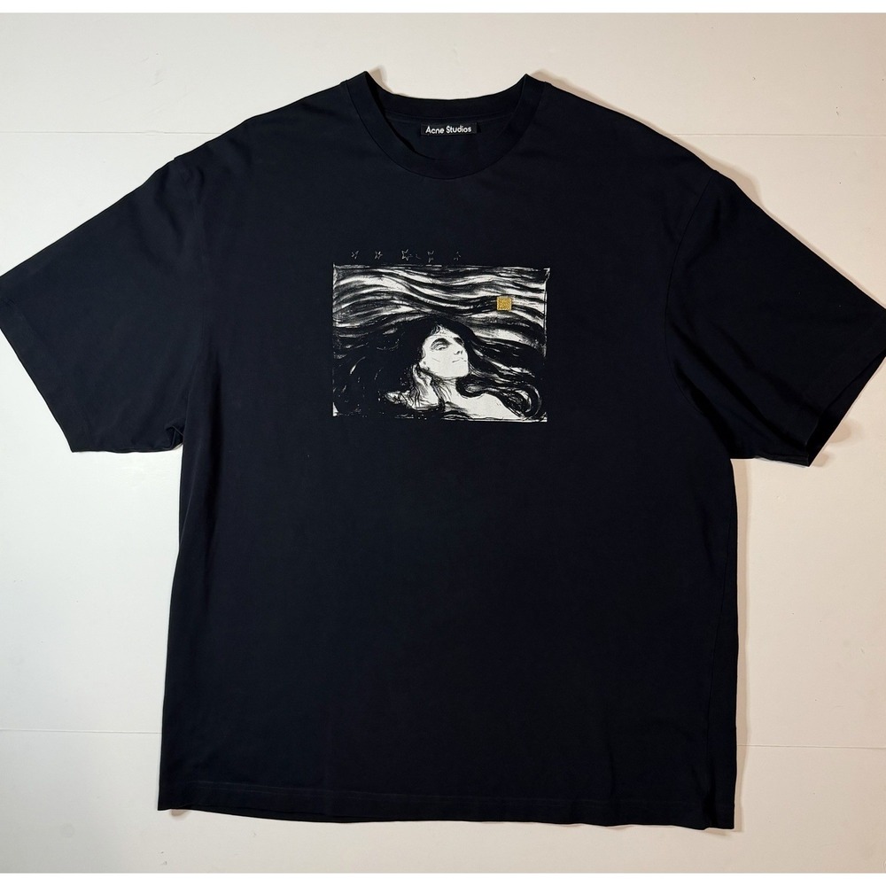 Acne Studios tshirt Edvard Munch Lovers In The Waves Size XL